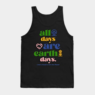 Earth Day Save The Planet Go Green Environmentalist Environment Tank Top